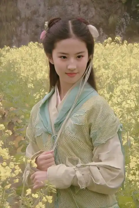 赵灵儿高清私人照非常中国古典美人相,现在很少有女星这种长相