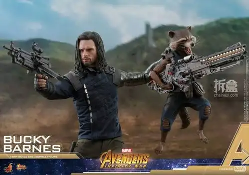 hottoys复仇者联盟3无限战争巴基巴恩斯冬兵16可动人偶