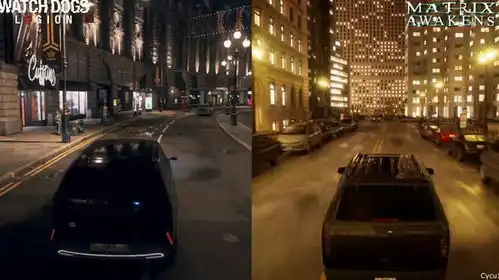 看门狗3vs黑客帝国觉醒开放世界光追对比
