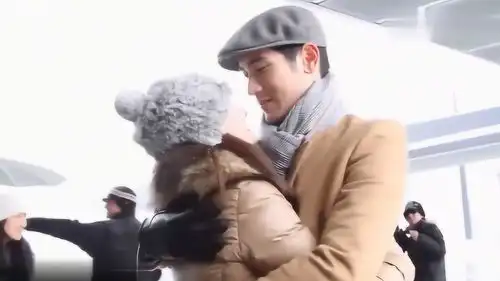 遇见王沥川花絮,高以翔焦俊艳拍拥抱戏,焦俊艳身高成尴尬
