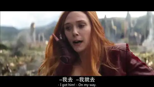 复仇者联盟3绯红女巫一下来,空气都安静了