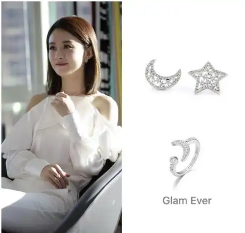 赵丽颖你和我的倾城时光饰品合集,耳环项链显女主气质,好美
