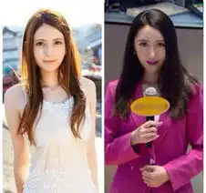 新浪美女记者走红酷似佟丽娅娄艺潇合体
