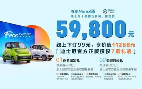 五菱nanoev迪士尼限定款天津车展上市,为年轻人造一台有趣的车
