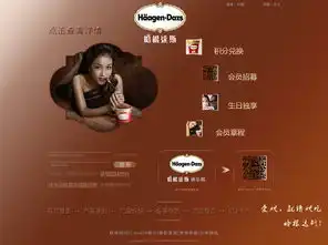 哈根达斯网页创作