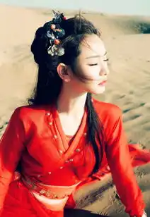 戚薇新龙门客栈晒绝美大漠红剧照