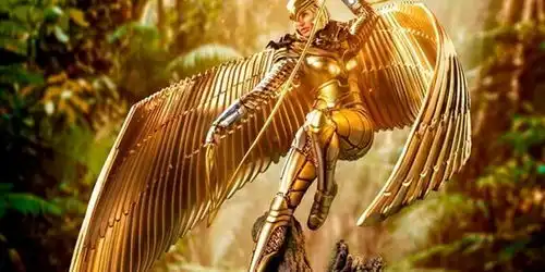 神奇女侠金鹰战甲手办公布2600元来看看金灿灿性感的女神
