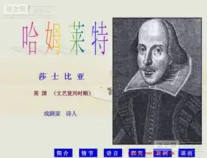 高三语文课件哈姆莱特