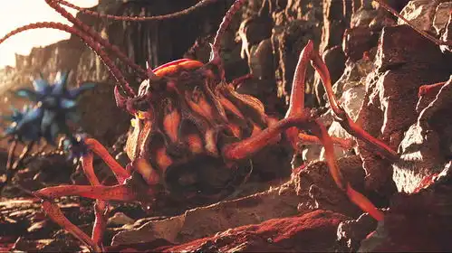 奇妙的外星生物,为了捕猎还会设置陷阱,让猎物自己送上门