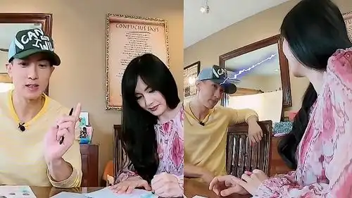 吴尊教老婆学中文,甜蜜演绎眉目传情,用力过猛秒被嫌弃
