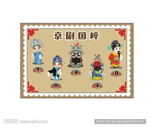京剧国粹设计图
