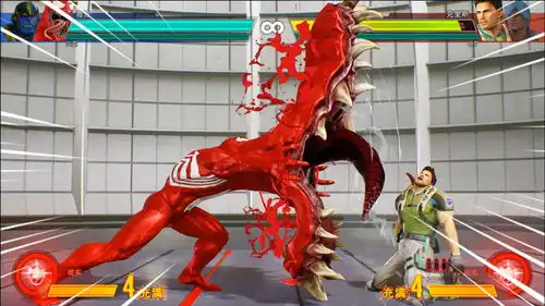 漫威英雄红色毒液陷入暴走状态,企图吃掉人类对手
