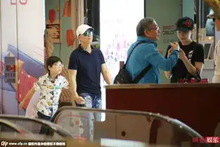 甄子丹一家影院看戏陪儿子买玩具秀父爱