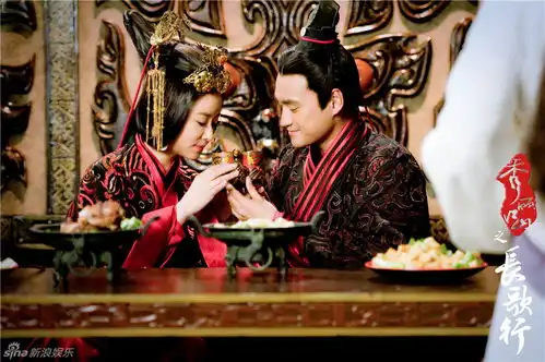 林心如又大婚秀丽江山爆阴丽华汉服婚礼剧照
