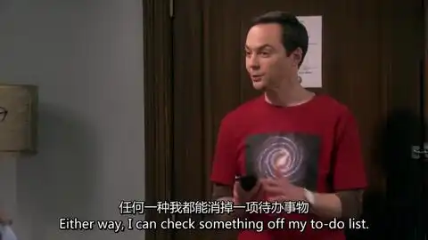 生活大爆炸莱纳德跟佩妮亲吻大比拼一个人的谢尔顿很无奈04
