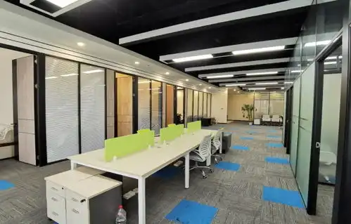 丰台科技园精装办公室户型方正正对电梯近地铁出租办公楼租赁北京我爱我家