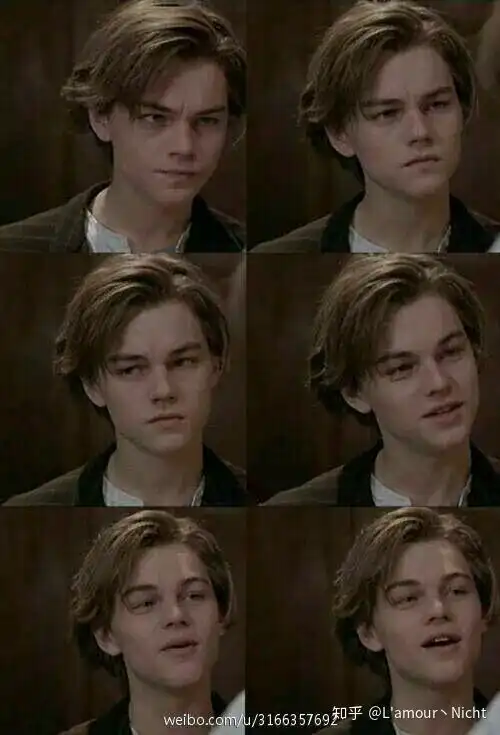 小李子在泰坦尼克号里的发型是怎么留的
