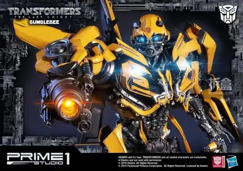 prime1studio变形金刚5最后的骑士大黄蜂bumblebee雕像普通版中国日本限定版
