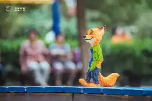 疯狂动物城狐尼克微积木颗粒造型设计
