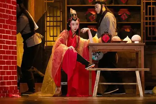 赵小棠你好星期六cos东方不败红色造型酷飒吸睛