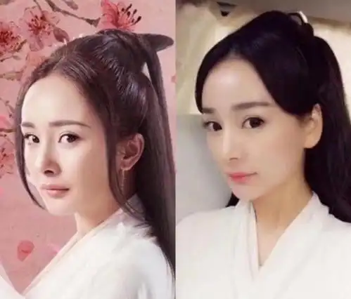 女星为变杨幂花6处年时间整容,儿子曝光真实容颜掀热议