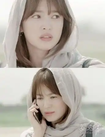 谁说空气刘海low太阳的后裔乔妹明明是一个大写的美