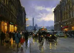 一生只描绘巴黎风情法国画家edouardleoncortes