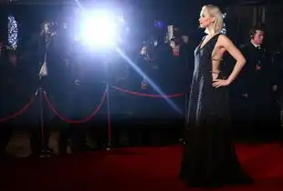 劳伦斯出席饥饿游戏3伦敦首映礼礼裙侧开曲线迷人
