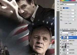 photoshopcs5使用图片素材合成红场战争电影海报