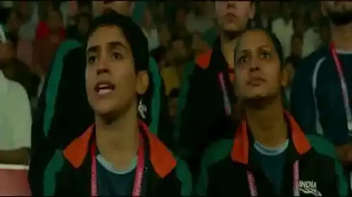 摔跤吧爸爸半决赛开始了,吉塔这次面对的是卫冕冠军
