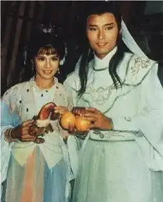 拍楚留香之蝙蝠传奇时候的翁美玲,和苗侨伟组cp的甜蜜瞬间