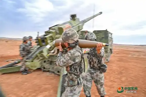 战神怒吼炮兵实弹射击亮剑大漠
