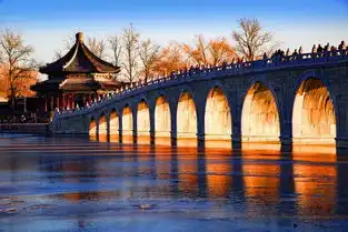提前了颐和园这座桥,已现金光穿洞奇景
