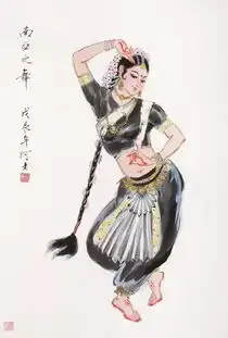 这老二位的舞蹈人物美翻啦