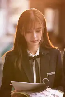 杨颖新剧齐刘海发型超吸晴,黑色西装酷美职业风,小白鞋清新减龄
