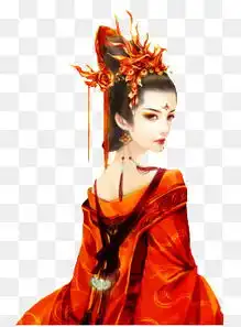 免费下载红色古装美女图片大全千库网png
