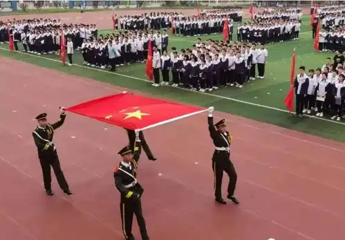 衡水市冀州中学高三举行升旗仪式,走进高三逐梦未来