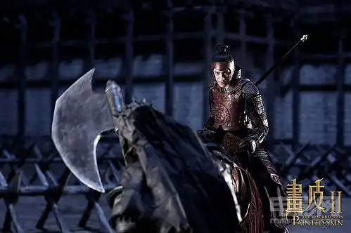 陈坤立马挺枪造型曝光画皮2动作追求实战
