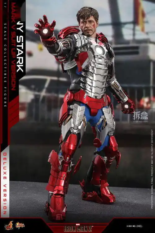钢铁侠2托尼斯塔克mark5盔甲版16比例珍藏人偶豪华普通版本
