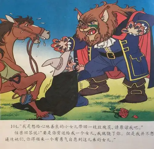 法国博蒙夫人童话美女与野兽
