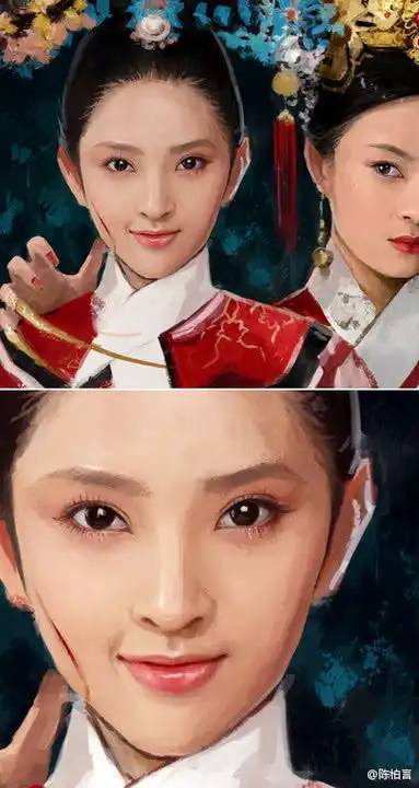 甄嬛传剧照高清版绘画
