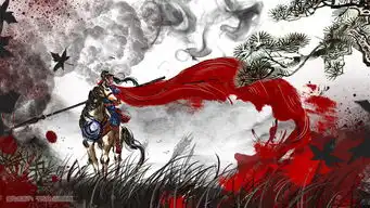 中国风武侠功夫战场古风天空烟雾植物鲜血插画图片千库网

