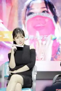 柳岩紧身黑裙秀美腿扎马尾清新可人与王宝强做客节目热聊甜笑不止