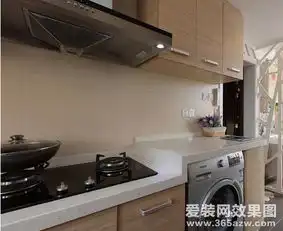 时尚厨房装修爱装网装修效果图
