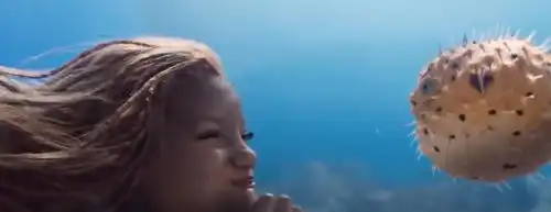 小美人鱼女主剧照曝光,被嘲讽王子和比目鱼,网友心动了