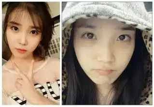 w两个世界韩孝周宋慧乔iu秀智宋茜女神卸妆后你还认识吗
