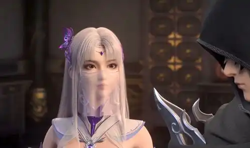 小医仙新装银丝玉腿,配上薄如蝉翼的面纱,宛若仙女下凡
