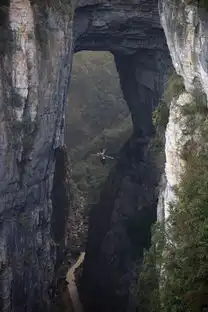 飞越天生三桥武隆首届航模表演赛
