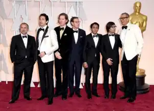 第87届奥斯卡红毯布达佩斯大饭店全剧组亮相