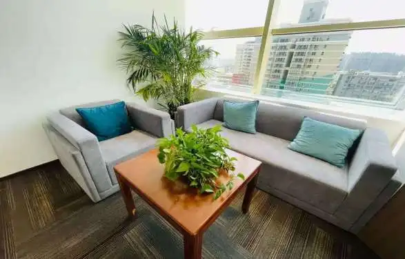 国贸长安街沿线世茂大厦整层1163平全新装修带家具出租办公楼租赁北京我爱我家